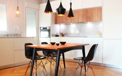 Las nuevas mesas y sillas de cocina