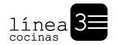 logotipo de línea 3 cocinas